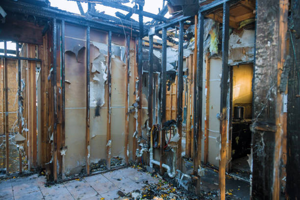 Professional Emergency Fire Cleanup technician working in Black River, NY